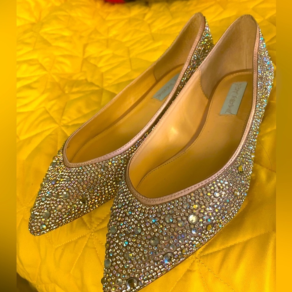 Betsey Johnson bridal flats